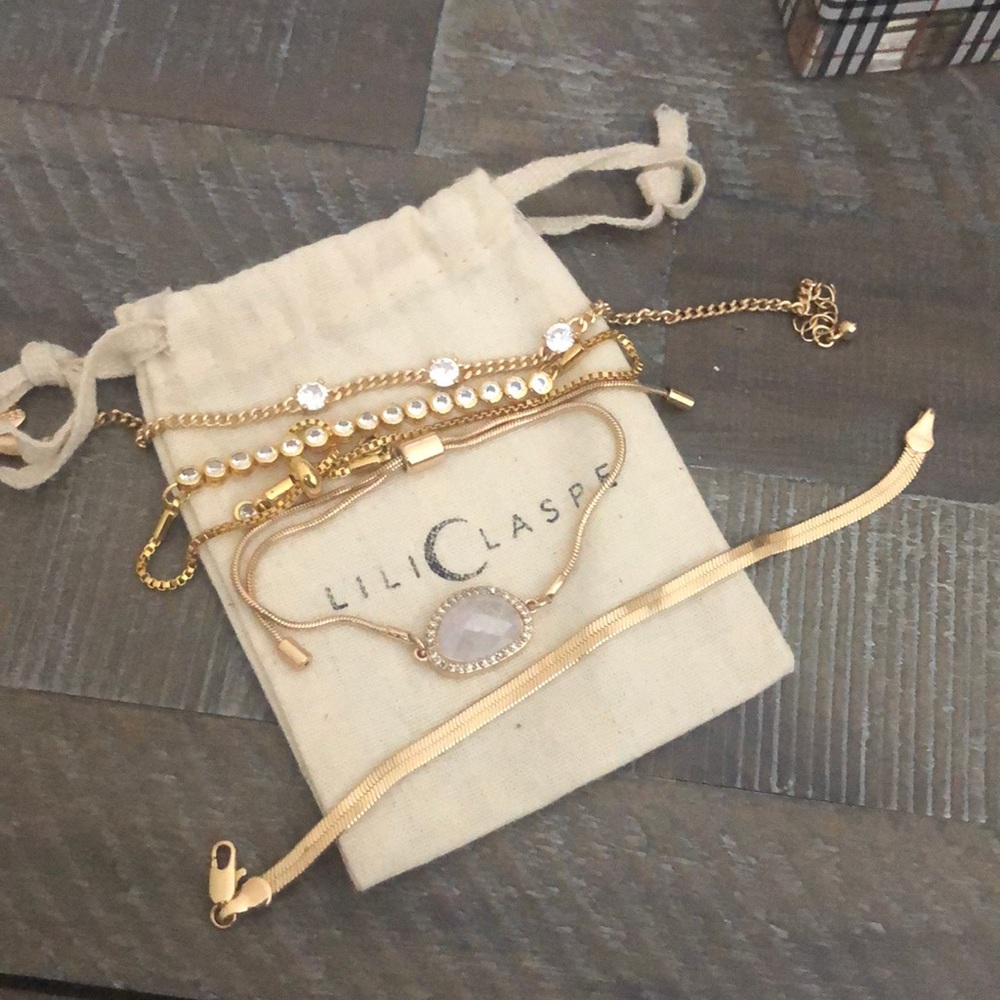 Lili Claspe bracelet stack